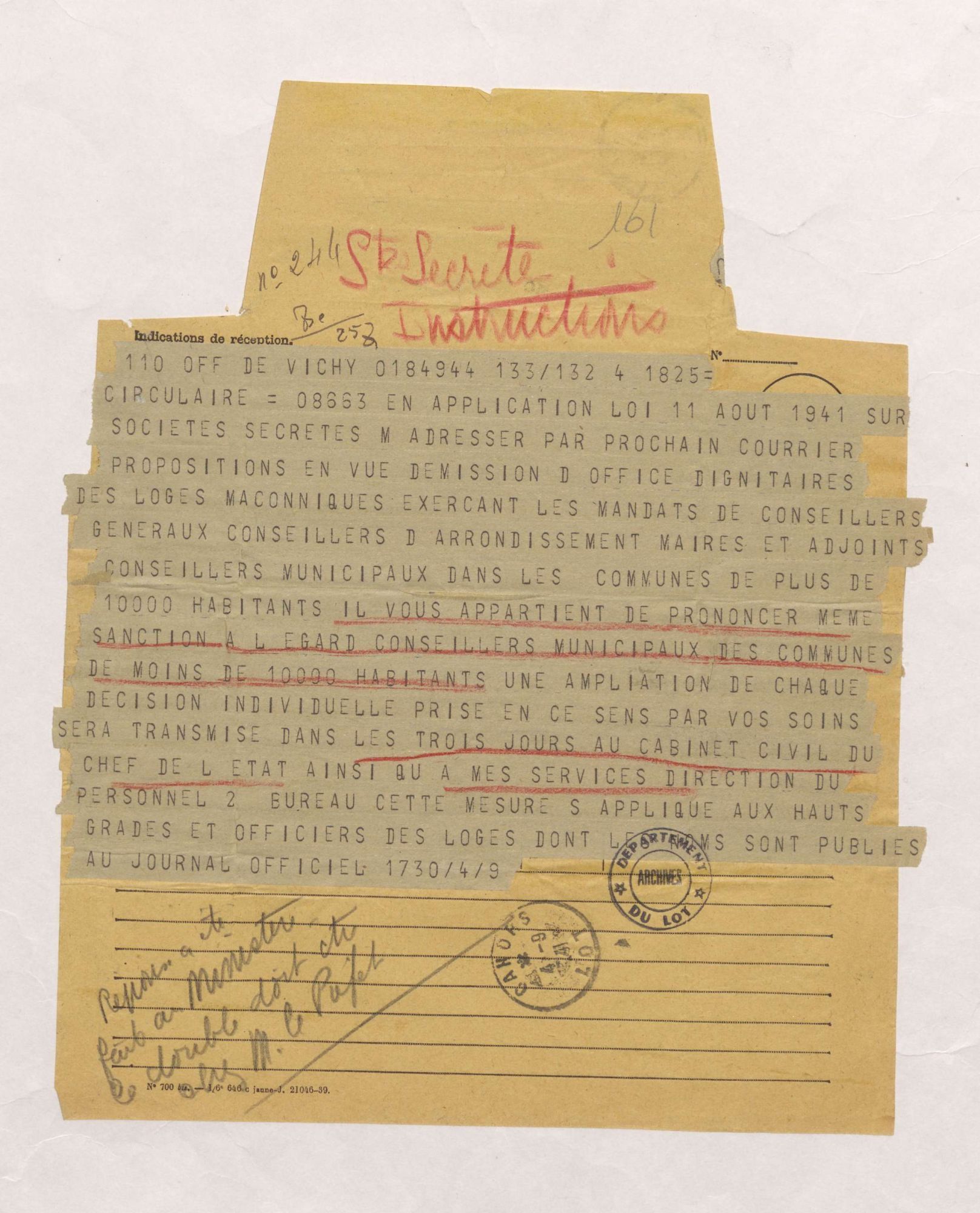 75e anniversaire de la Libération : Les " mardis des Archives "