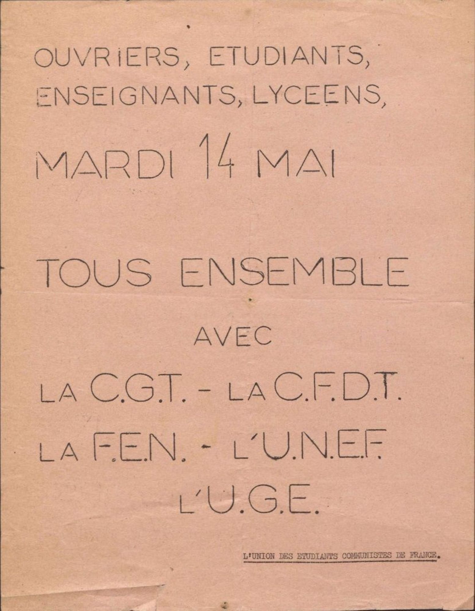 Les 50 ans des évènements de mai 68 : le printemps lotois