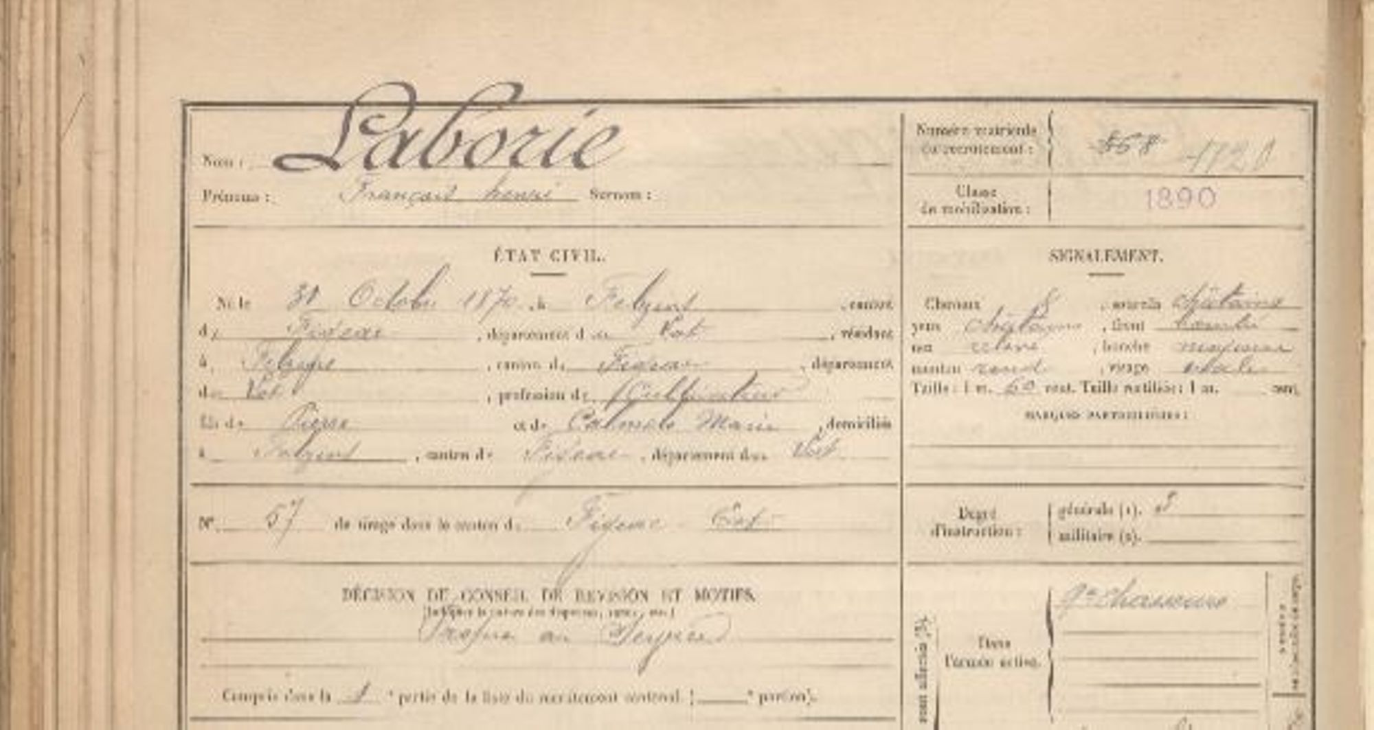 Registres matricules 