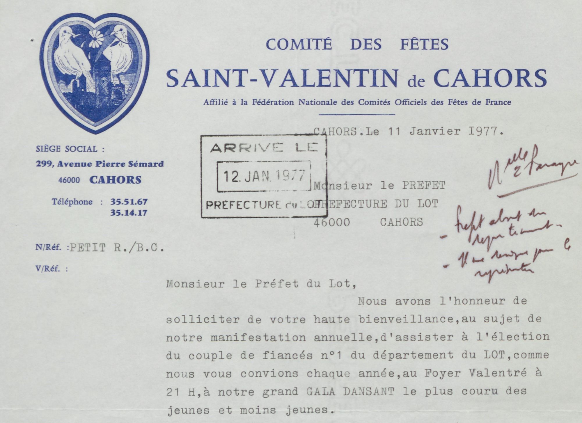 Le gala dansant cadurcien de la « Nuit de la Saint-Valentin »