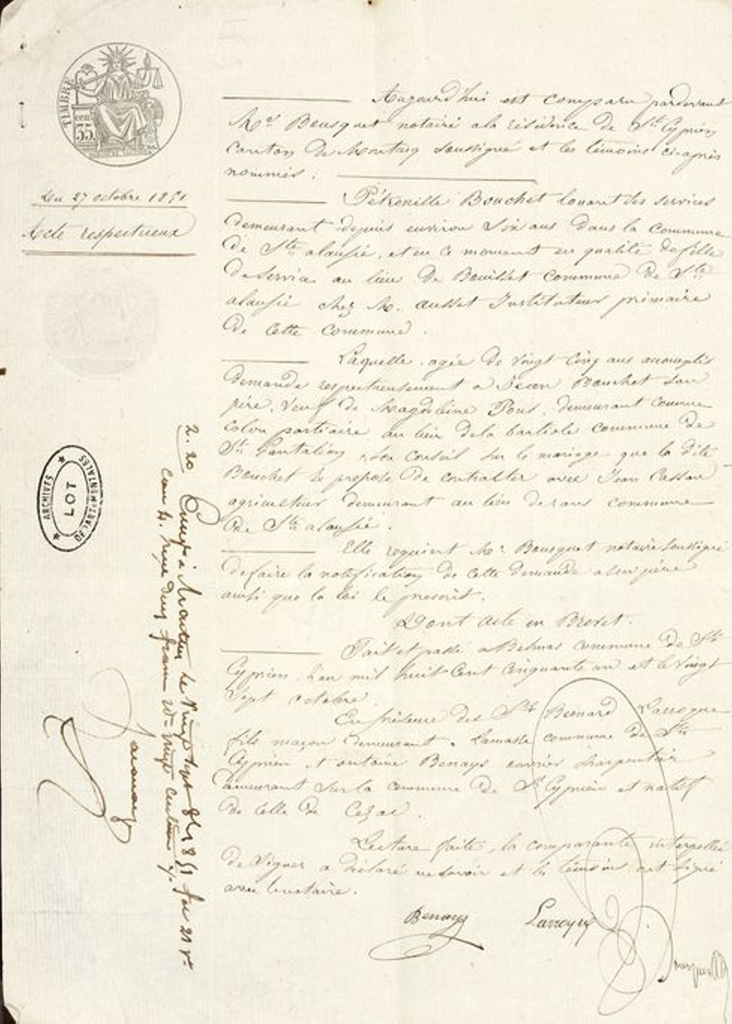 Le mariage au 19e siècle 