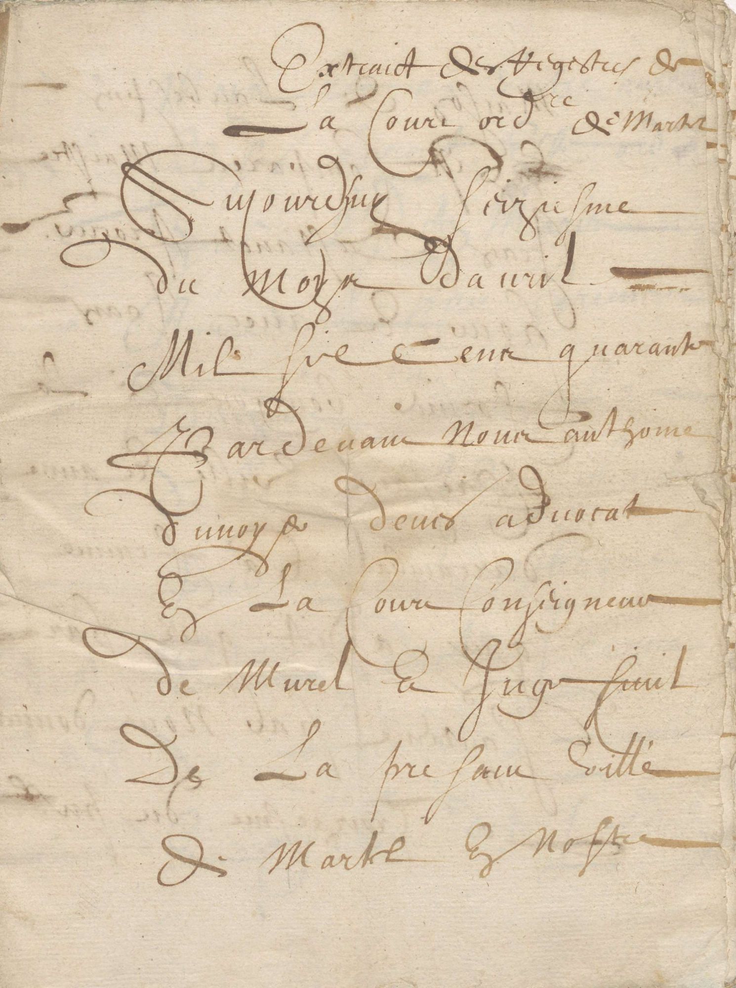 Un trousseau de mariée au 17e siècle