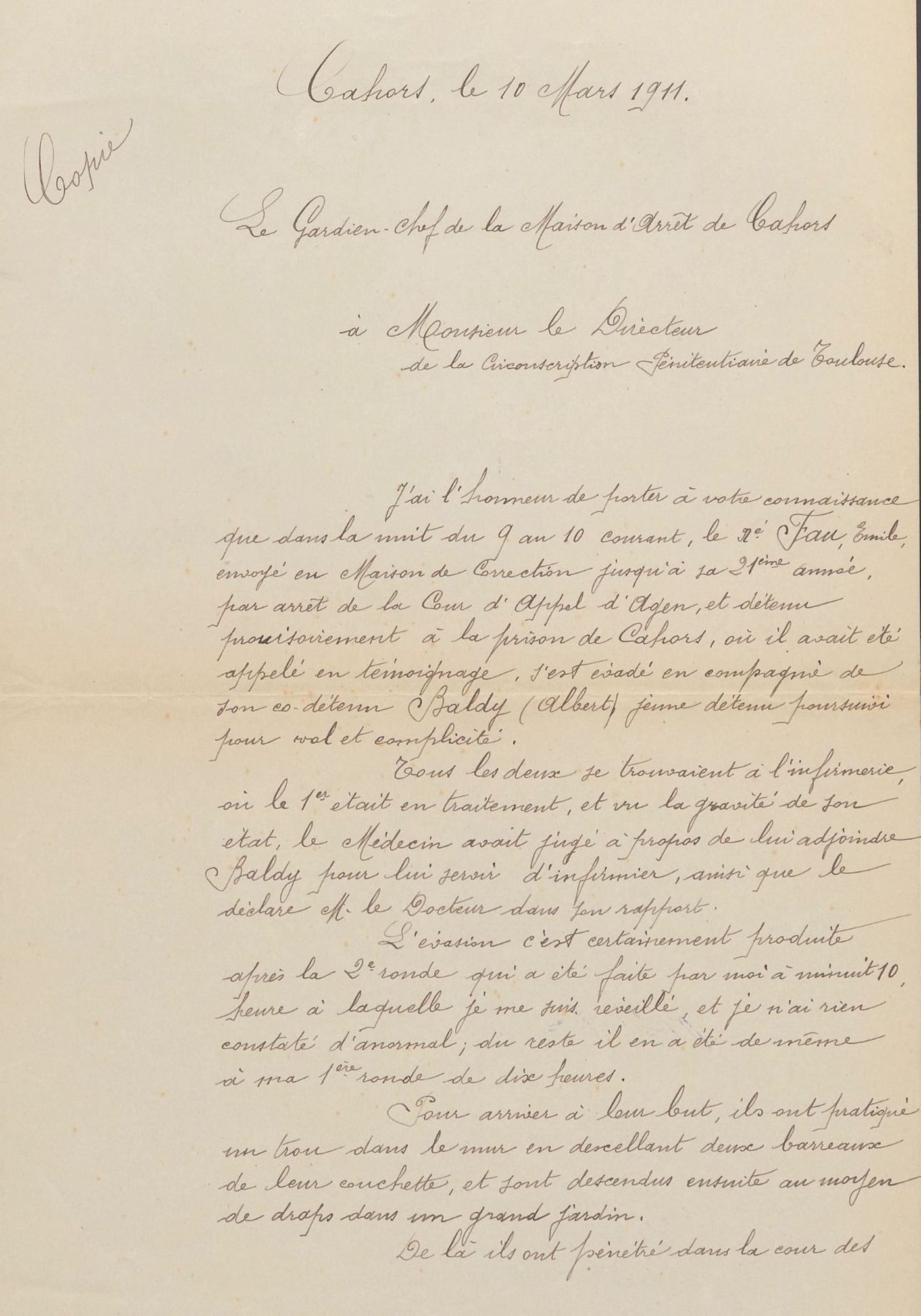 Les évasions de prison aux 19e et 20e siècles 