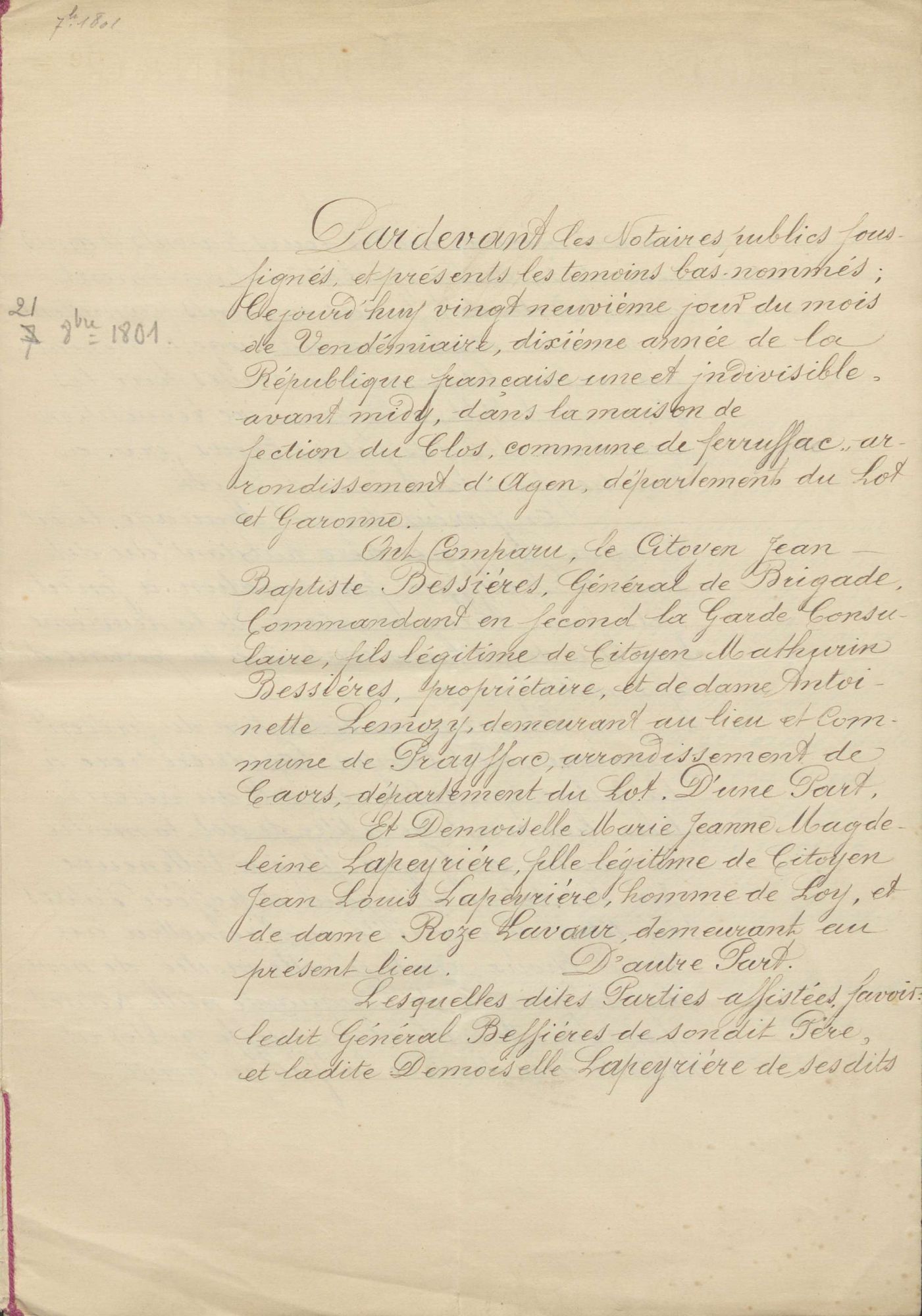 Jean-Baptiste Bessières, duc d'Istrie