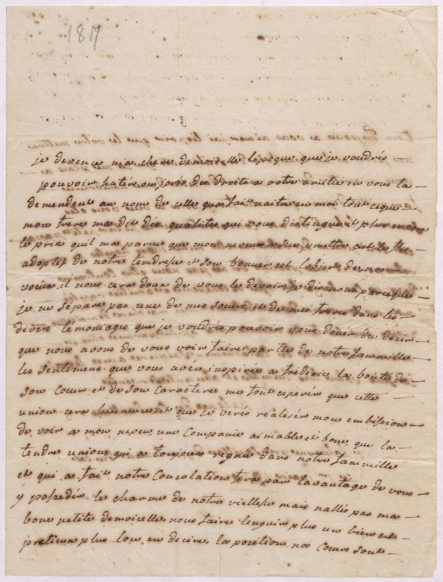 « Lettre à la future mariée »