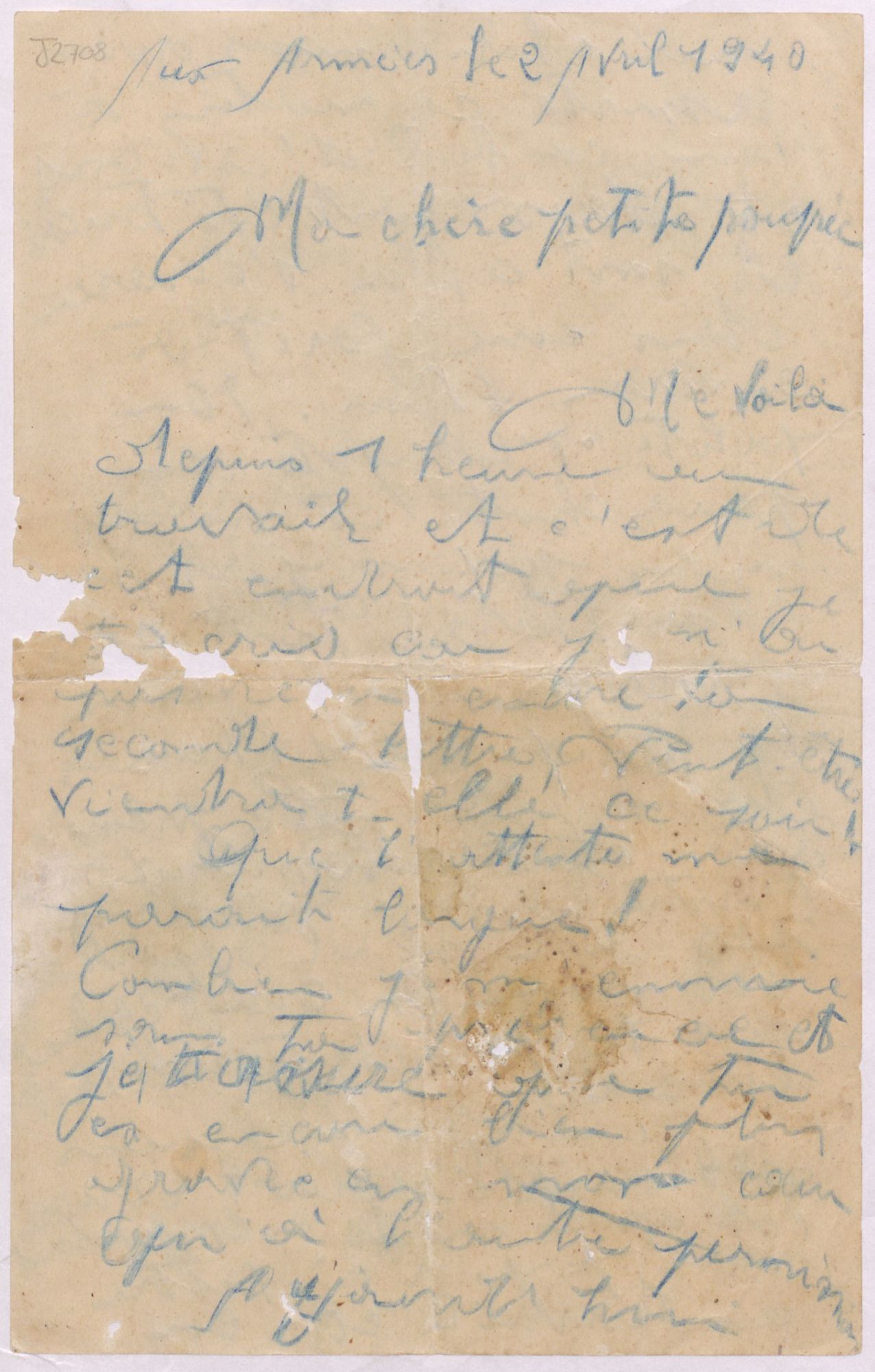 « Que l'attente me paraît longue... »