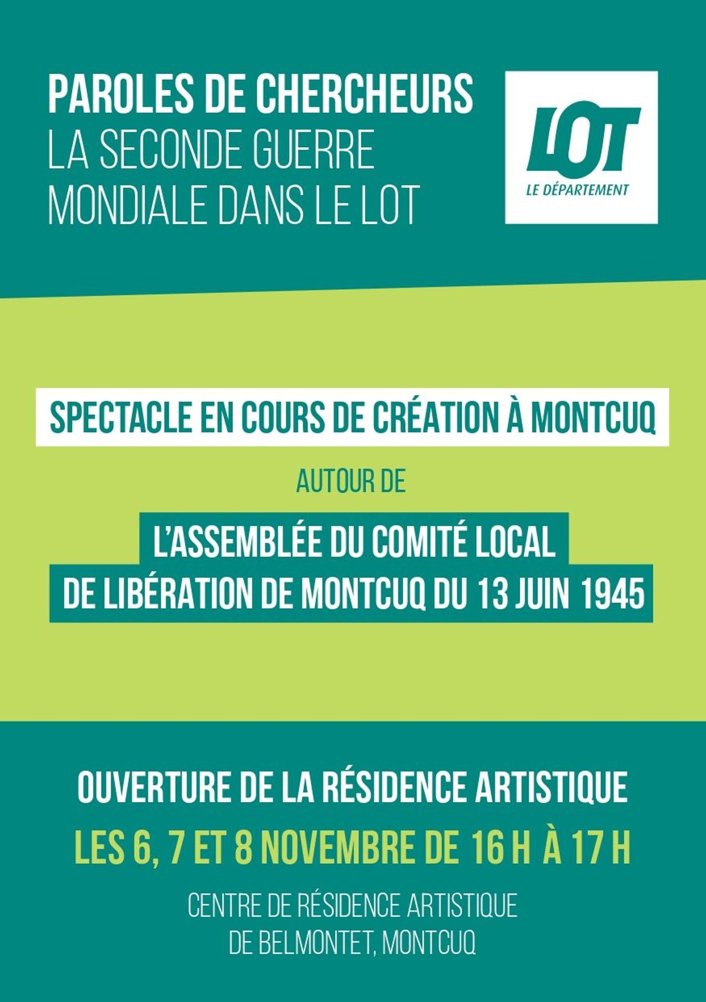 Seconde Guerre mondiale : Paroles de chercheurs en scène