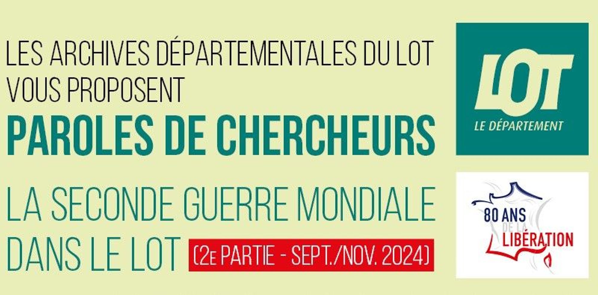 " Paroles de chercheurs "  : 2e volet